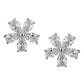 Set Of 3 Gold-Polished Cz Stud Earring For Women - Wahe Jewels - Swadesiicart