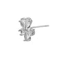 Set Of 3 Gold-Polished Cz Stud Earring For Women - Wahe Jewels - Swadesiicart