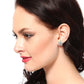 Set Of 3 Gold-Polished Cz Stud Earring For Women - Wahe Jewels - Swadesiicart