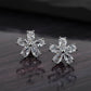 Set Of 3 Gold-Polished Cz Stud Earring For Women - Wahe Jewels - Swadesiicart
