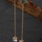 Gold-Polished With Pearl Stylish Drop Earring For Women - Wahe Jewels - Swadesiicart