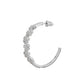 Rhodium Plated Multi-Coloured Cz Ear Cuff Earring For Women - Wahe Jewels - Swadesiicart