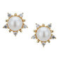 Gold-Polished & Quartz Stone Key Drop Earring For Women - Wahe Jewels - Swadesiicart