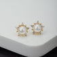 Gold-Polished & Quartz Stone Key Drop Earring For Women - Wahe Jewels - Swadesiicart