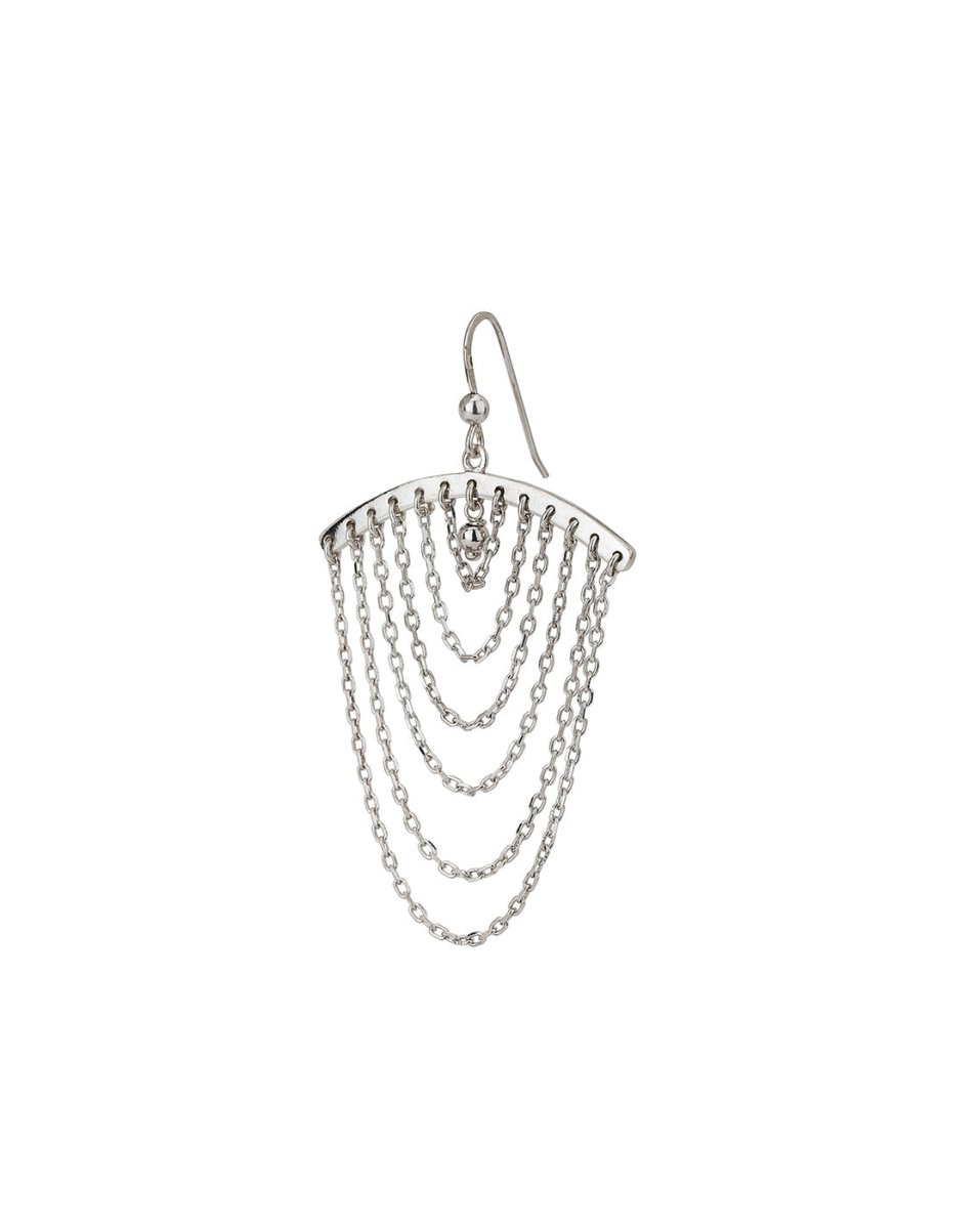 925 Sterling Silver Rhodium Plated Anchor Drop Earring For Women - Wahe Jewels - Swadesiicart