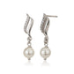 925 Sterling Silver Rhodium Plated Solid Heart Stud Earring For Women - Wahe Jewels - Swadesiicart