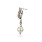 925 Sterling Silver Rhodium Plated Solid Heart Stud Earring For Women - Wahe Jewels - Swadesiicart