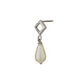 Rhodium Plated Cz Geometric Drop Earring For Women - Wahe Jewels - Swadesiicart