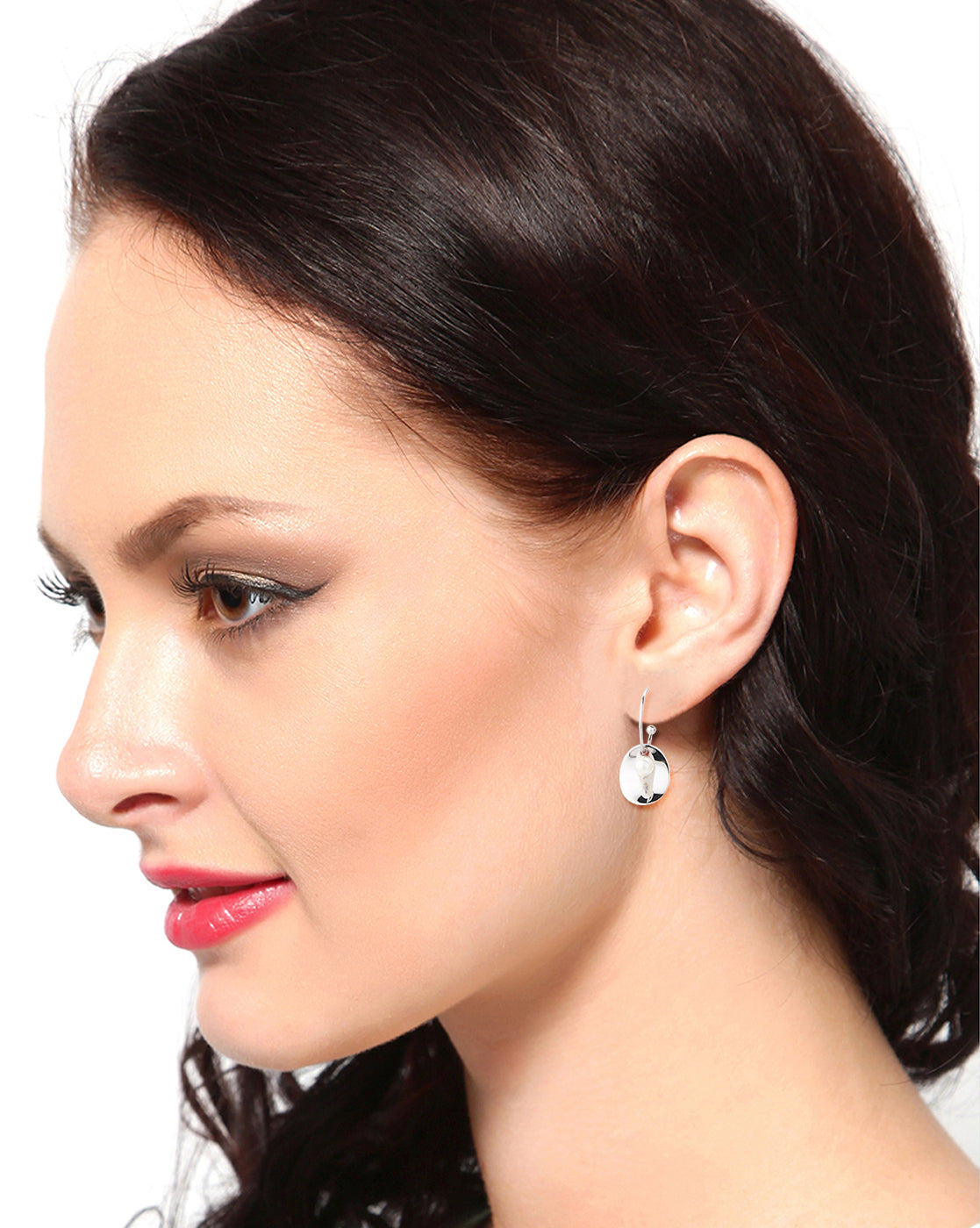 Gold-Polished Contemporary Drop Earring For Women - Wahe Jewels - Swadesiicart