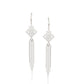 Set Of 2 Rhodium Plated Cz Stud Earring For Women - Wahe Jewels - Swadesiicart