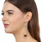 Rhodium Plated With Cz Drop Earring For Women - Wahe Jewels - Swadesiicart