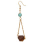 Rhodium Plated With Cz Drop Earring For Women - Wahe Jewels - Swadesiicart