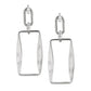 Gold-Polished & Crystal Square Drop Earring For Women - Wahe Jewels - Swadesiicart