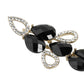 Women'S Brass Black Gold-Polished Handcrafted Contemporary Drop Earrings - Wahe Jewels - Swadesiicart