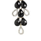 Women'S Brass Black Gold-Polished Handcrafted Contemporary Drop Earrings - Wahe Jewels - Swadesiicart