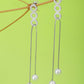 Gold-Polished With Cz Dangling Bar Drop Earring - Wahe Jewels - Swadesiicart