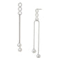 Gold-Polished With Cz Dangling Bar Drop Earring - Wahe Jewels - Swadesiicart