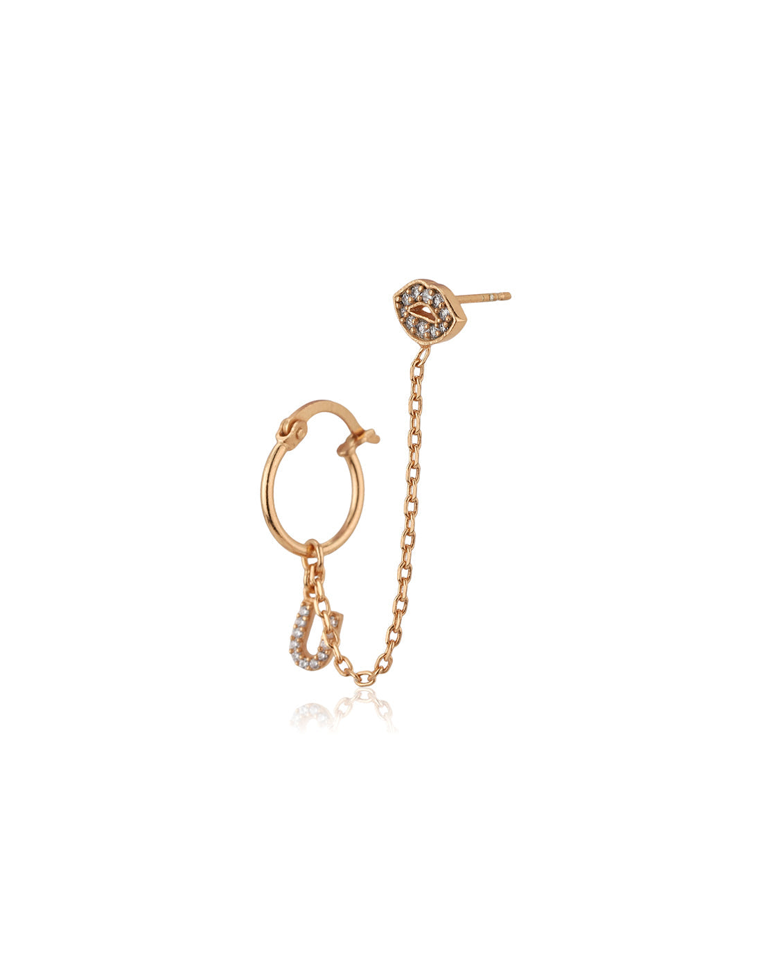 Gold-Polished With Enamel Square Drop Earring For Women - Wahe Jewels - Swadesiicart