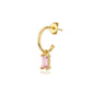 Gold-Polished Contemporary Stud Earring - Wahe Jewels - Swadesiicart