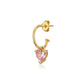 Gold-Polished With Cz Infinity Stud Earring - Wahe Jewels - Swadesiicart