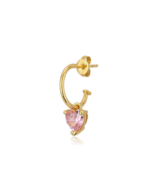 Gold-Polished With Cz Infinity Stud Earring - Wahe Jewels - Swadesiicart