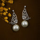 Gold-Polished With Cz Unique Stud Earring For Women - Wahe Jewels - Swadesiicart