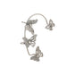 Gold-Polished Contemporary Half Hoop Earring For Women - Wahe Jewels - Swadesiicart