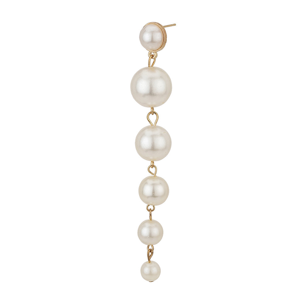 Gold-Polished With Heart Drop Earring - Wahe Jewels - Swadesiicart