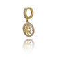 Gold-Polished With Cz Oval Drop Earring For Women - Wahe Jewels - Swadesiicart