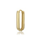 Women'S Gold Western Brass Na Fish Hook Ear Wire Gold-Polished Single Oval Drop Earrings - Wahe Jewels - Swadesiicart