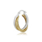 Women'S Gold Western Brass Na Fish Hook Ear Wire Rhodium - Polished Single Circular Hoop Earrings - Wahe Jewels - Swadesiicart