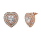 Gold-Polished With Cz Floral Stud Earring For Women - Wahe Jewels - Swadesiicart