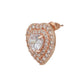 Gold-Polished With Cz Floral Stud Earring For Women - Wahe Jewels - Swadesiicart