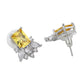 Gold-Polished Floral Stud Earring For Women - Wahe Jewels - Swadesiicart