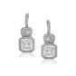 Gold-Polished With Cz Square Stud Earring For Women - Wahe Jewels - Swadesiicart