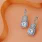 Gold-Polished With Cz Square Stud Earring For Women - Wahe Jewels - Swadesiicart