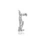 Gold-Polished With Cz Fancy Petite Stud Earring For Women - Wahe Jewels - Swadesiicart