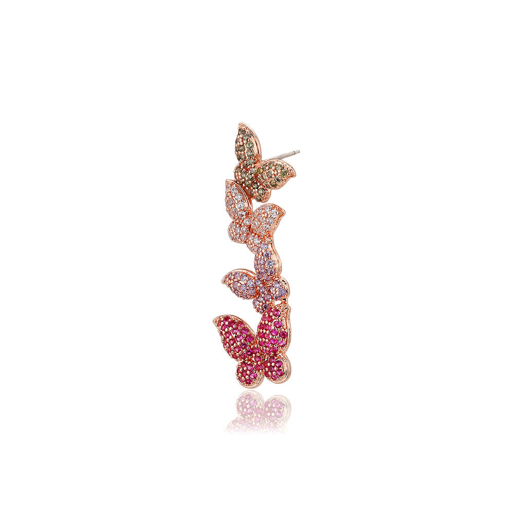 Gold-Polished Cz Drop Earring For Women - Wahe Jewels - Swadesiicart