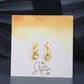 Gold-Polished Crescent Hoop Earring For Women - Wahe Jewels - Swadesiicart