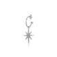 Rose Gold-Polished Heart Cz Hoop Earring For Women - Wahe Jewels - Swadesiicart