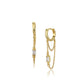 Set Of 3 Gold-Polished With Cz Stud Earring For Girls - Wahe Jewels - Swadesiicart