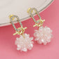Gold-Polished Textured Circular Drop Earring - Wahe Jewels - Swadesiicart