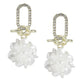 Gold-Polished Textured Circular Drop Earring - Wahe Jewels - Swadesiicart