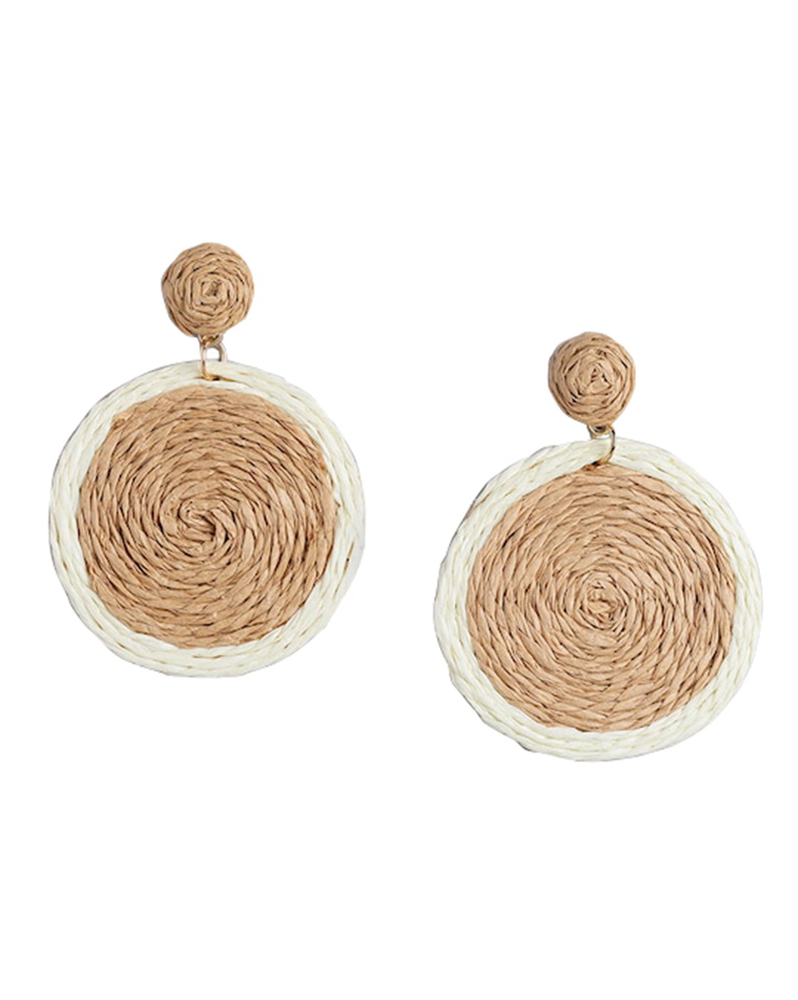 Gold-Polished Dangling Solitaire Threader Earring - Wahe Jewels - Swadesiicart