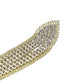 Gold-Polished With Cz Half Hoop Earring - Wahe Jewels - Swadesiicart