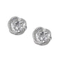 Rose Gold-Polished Cz Circular Stud Earring For Women - Wahe Jewels - Swadesiicart