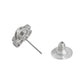 Rose Gold-Polished Cz Circular Stud Earring For Women - Wahe Jewels - Swadesiicart