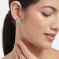 Gold-Polished Teardrop Dangling Earring - Wahe Jewels - Swadesiicart