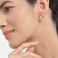Rose Gold-Polished Contemporary Drop Earring With Pearl Fashion Earring - Wahe Jewels - Swadesiicart