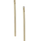 Set Of 2 Gold-Polished Contemporary Hoop Earring - Wahe Jewels - Swadesiicart